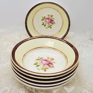 Vintage bowl  British Anchor Pottery Bowl set Vintage soup bowls Vintage cereal bowls Vintage salad bowls Shabby décor Vintage tableware