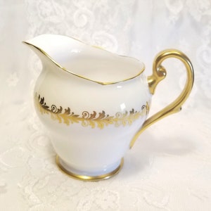 Vintage creamer Royal standaard Bone China gemaakt in Engeland gele en witte bloemen creamer Shabby thee partij vervanging crème
