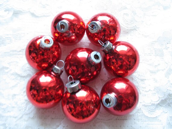 red glass ornaments