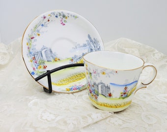 Vintage Royal Albert tekopp fat Rosedale Vintage benporslinskopp Engelsk tekopp och fatset Vintage tekopp Vintage kopp presenttekopp
