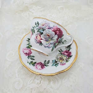 Vintage koninklijke standaard theekopje schotel Vintage Bone China Cup Engelse theekopje en schotel set Vintage theekopje Vintage Cup gift Ierse elegantie Cup