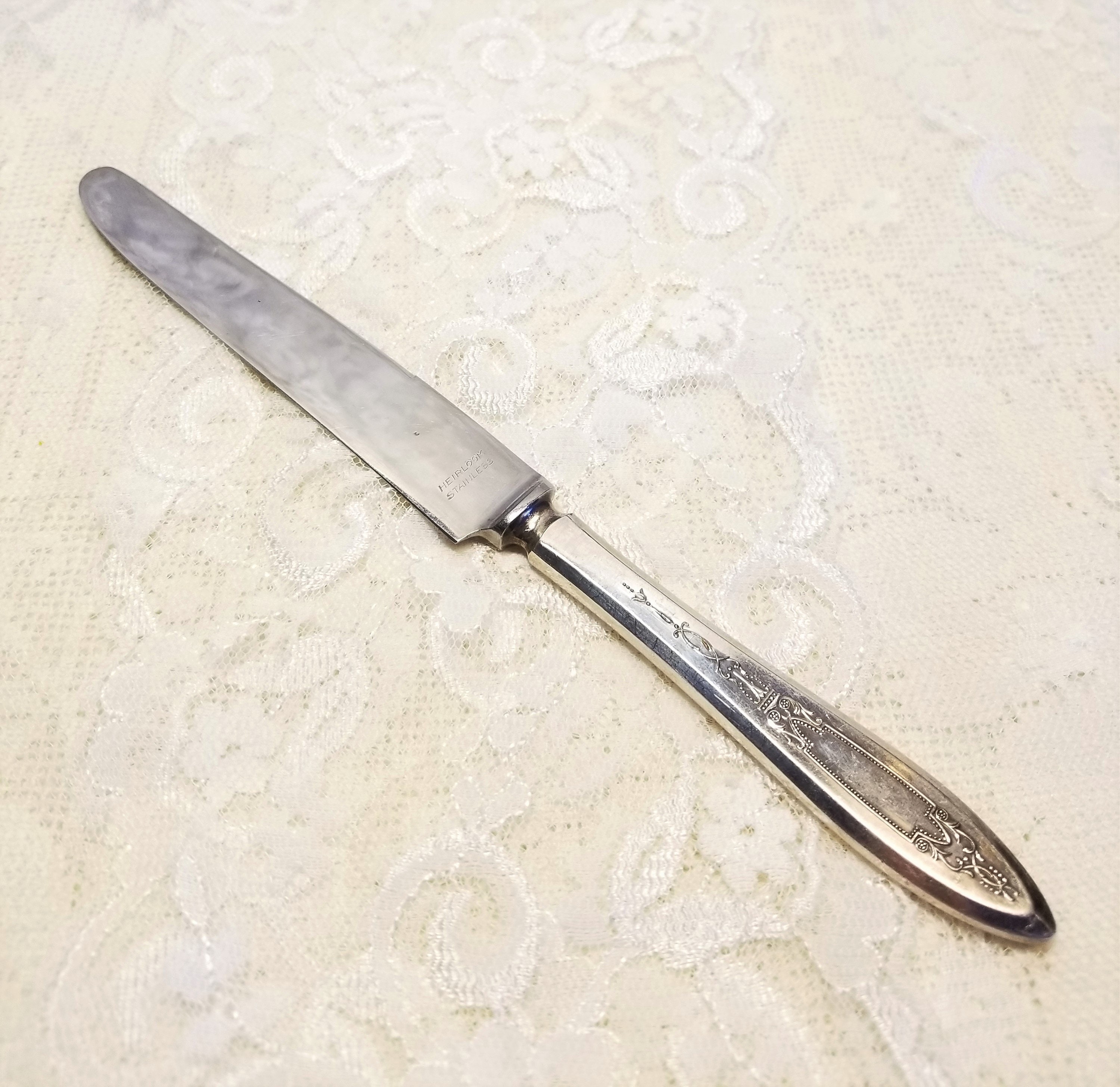 Vintage Knife Vintage Oneida Knife Heirloom Stainless Knife Debutante ...