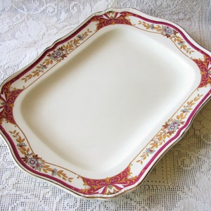 Meakin dish Vintage dish English Ironstone big plate Cookie plate Fruit plate Sandwich plate Serving plate Vegetable plate Bread plate