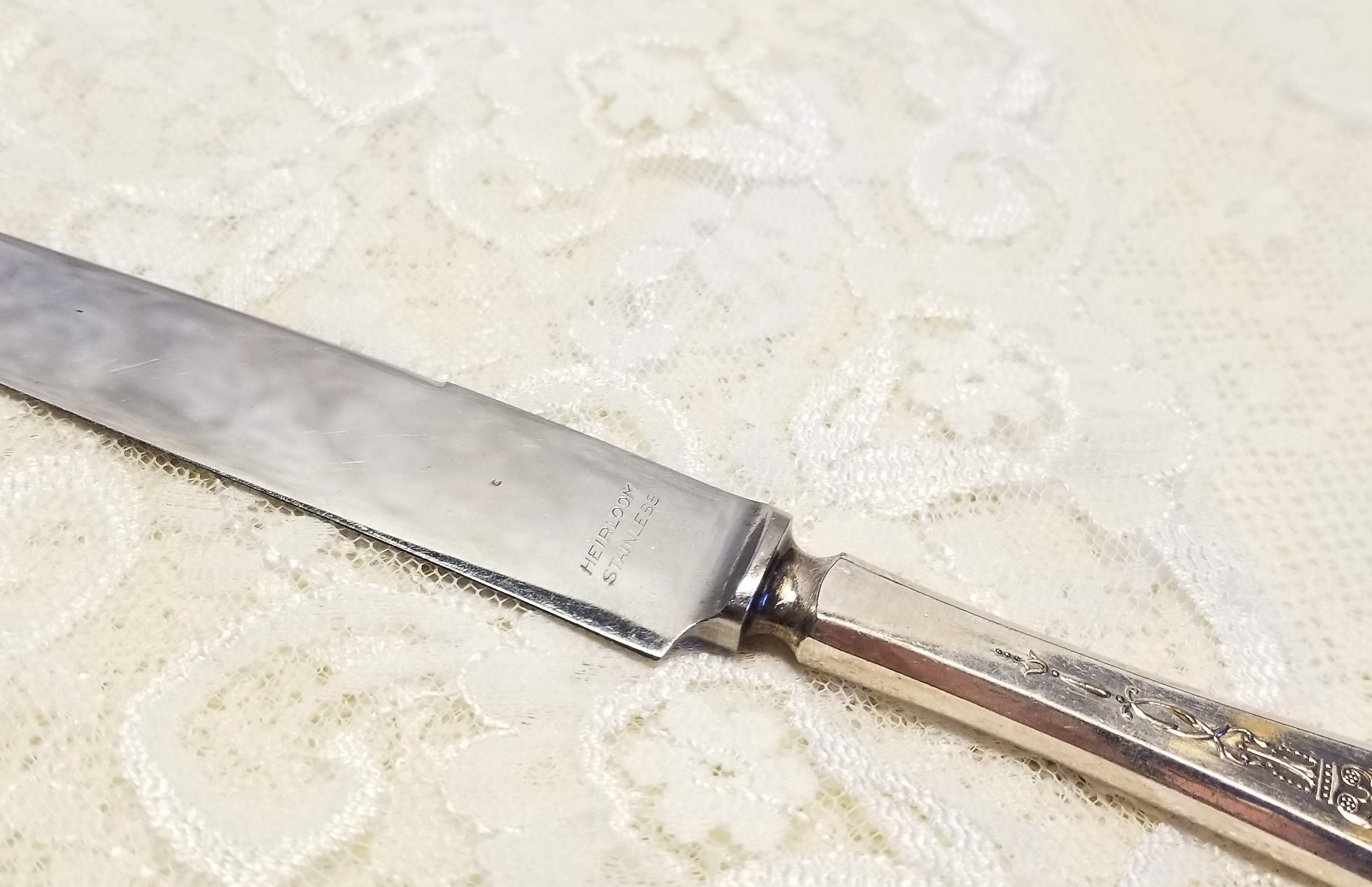 Vintage Knife Vintage Oneida Knife Heirloom Stainless Knife Debutante ...