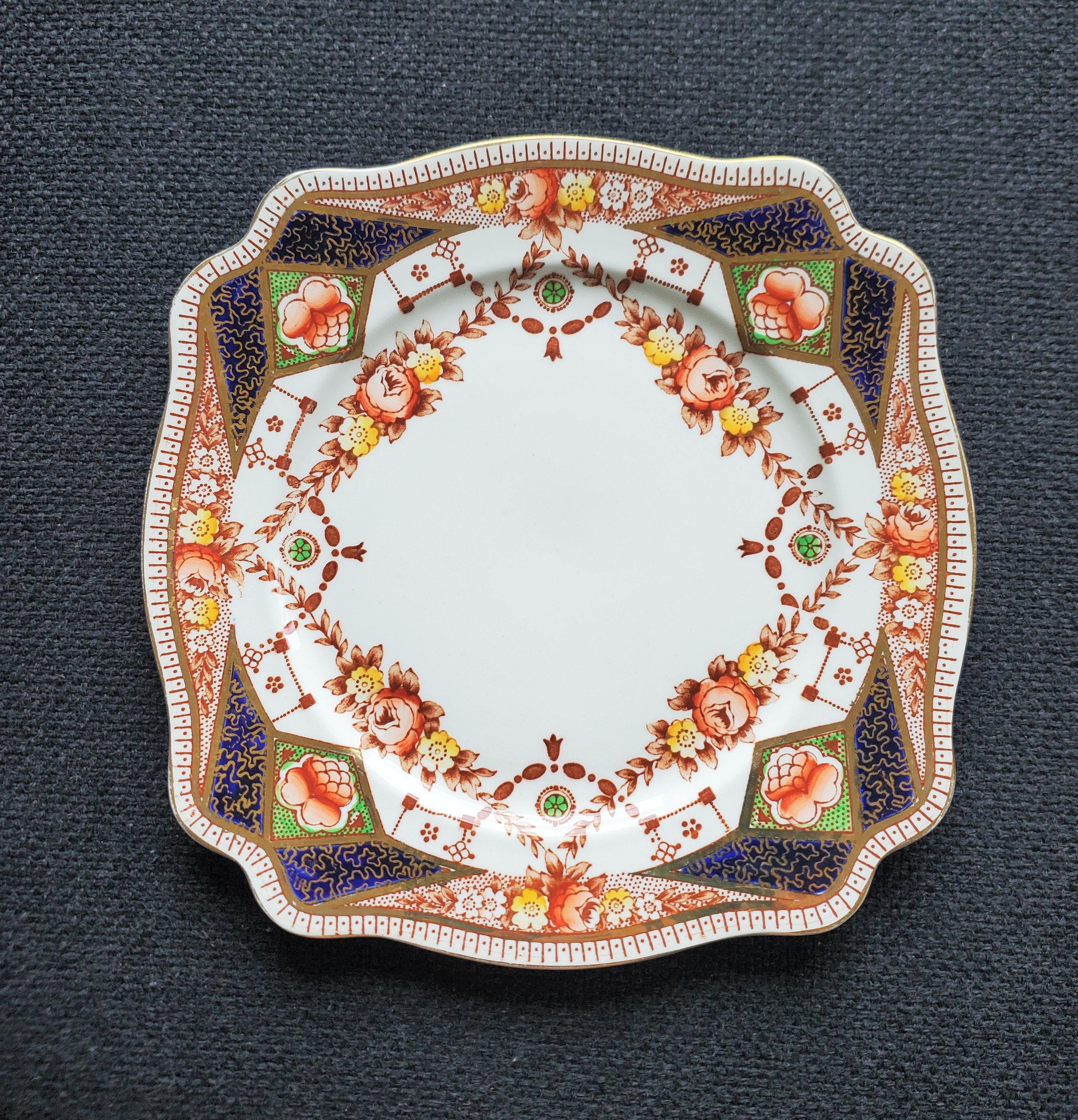  Staffordshireプレート Vintage Royal Staffordshire Plate Stafford Dish Porcelain Dish