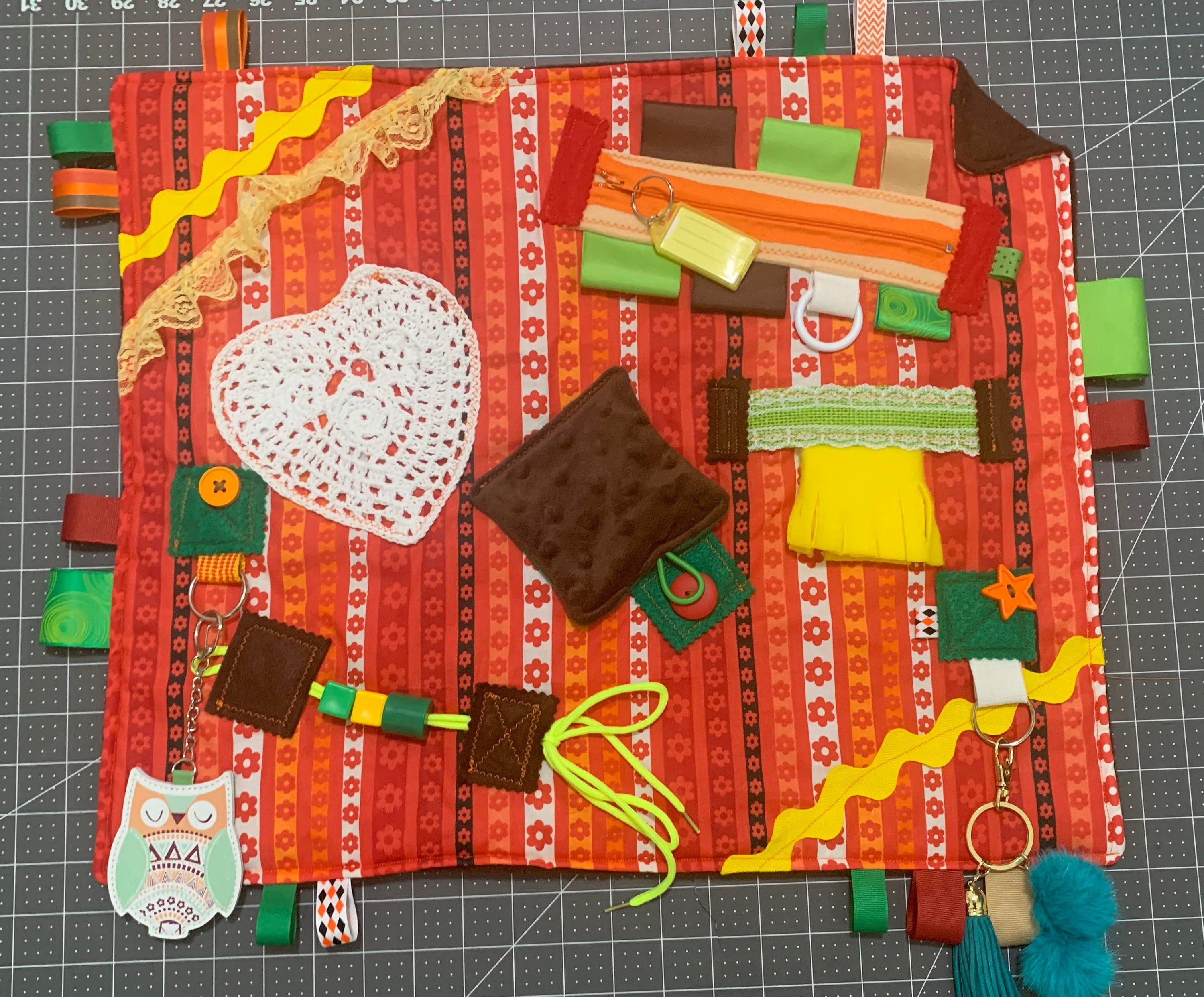 Dementia Fidget Blanket, Alzheimer' S Quilt, Dementia Christmas Gift, Alzheimer' S Fidget Quilt