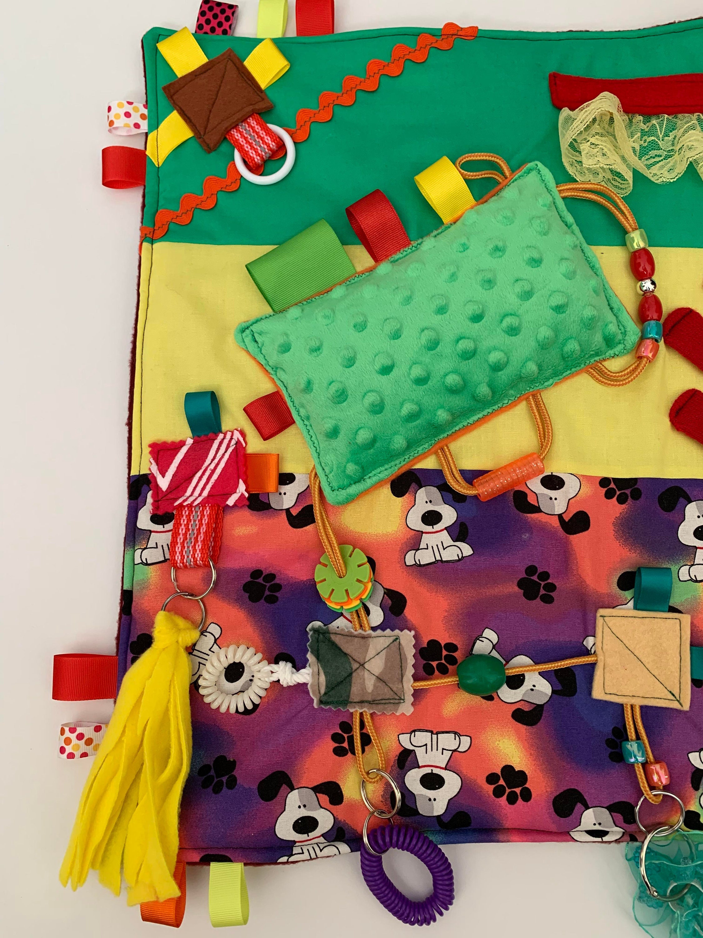 Dementia Fidget Blanket, Alzheimer' S Quilt, Dementia Christmas Gift