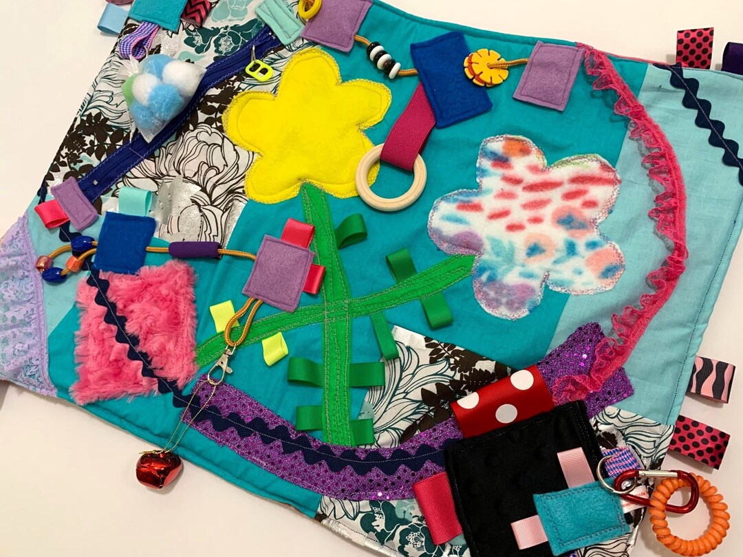 Dementia Fidget Blanket, Alzheimer' S Quilt, Dementia Christmas Gift, Alzheimer' S Fidget Quilt