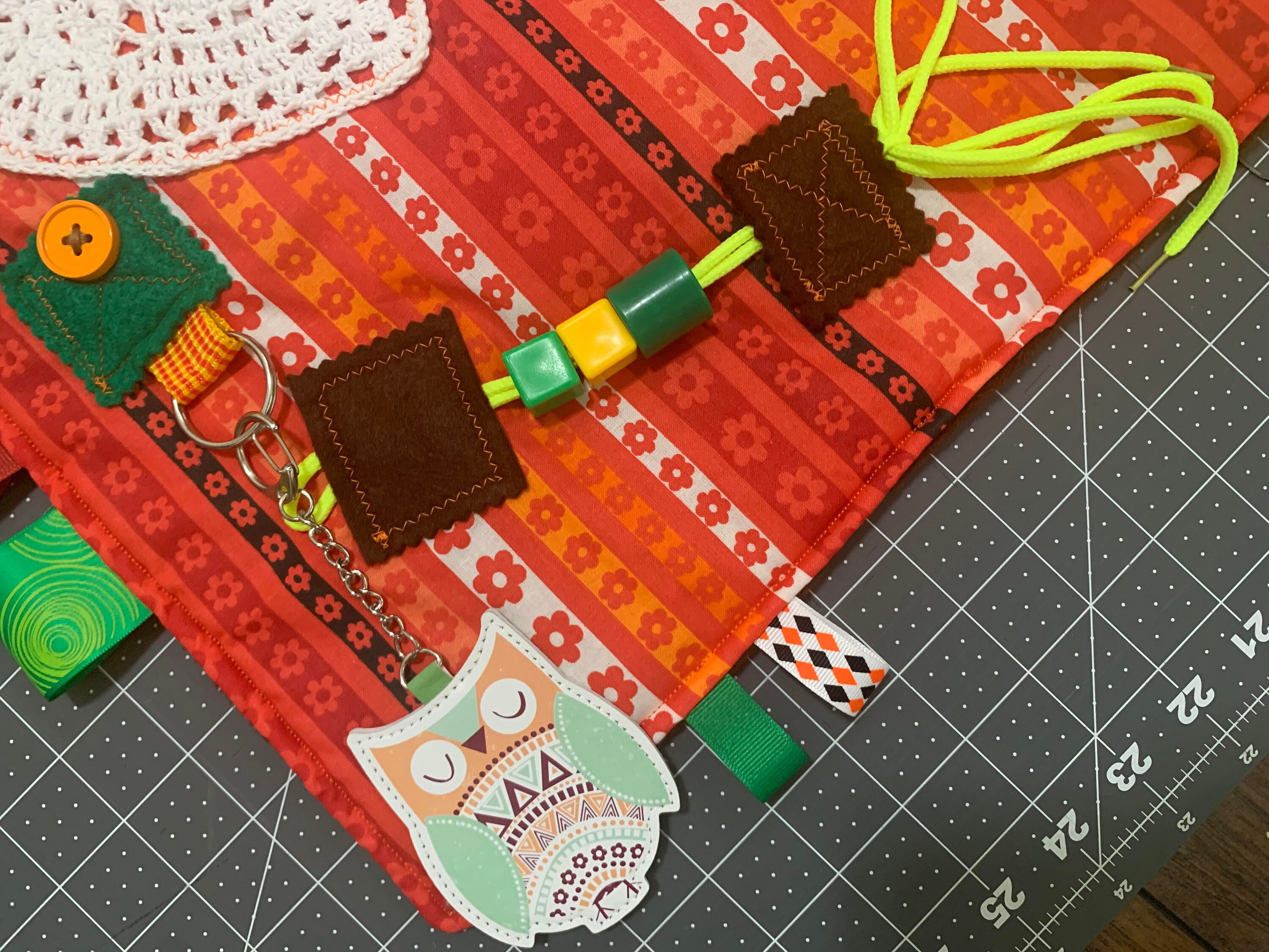 Dementia Fidget Blanket, Alzheimer' S Quilt, Dementia Christmas Gift