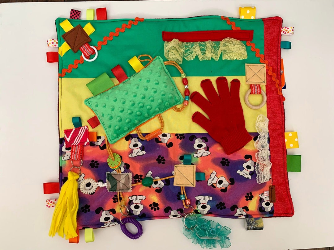 Dementia Fidget Blanket, Alzheimer' S Quilt, Dementia Christmas Gift