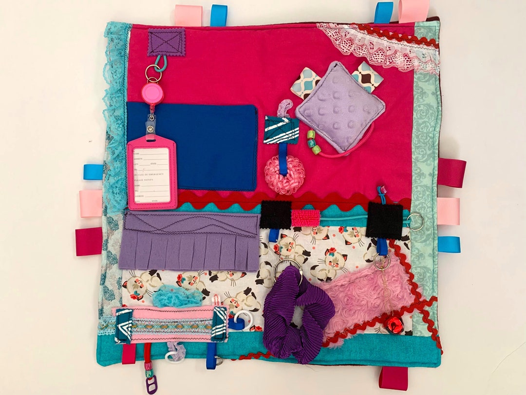 Dementia Fidget Blanket, Alzheimer' S Quilt, Dementia Christmas Gift