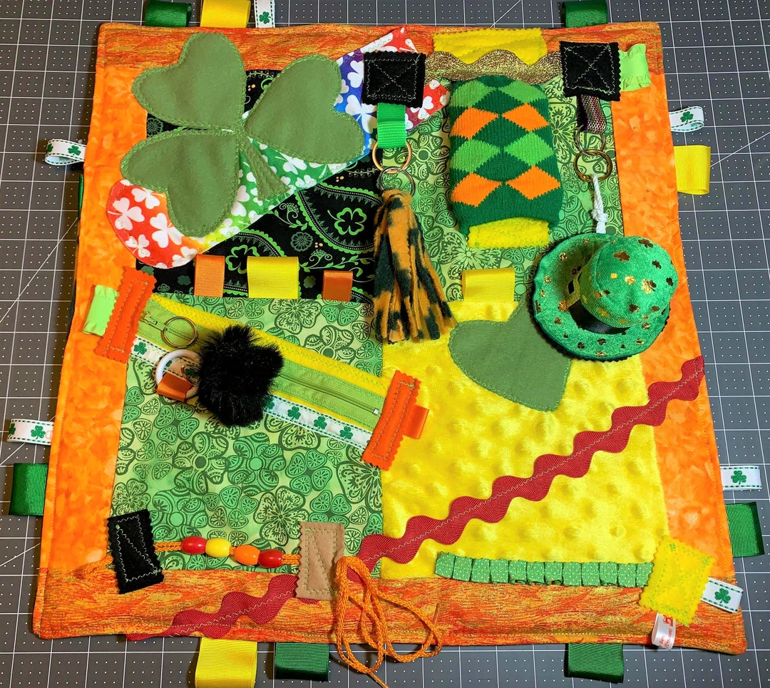 Fidget Blanket for Alzheimer, Advanced Dementia, Stroke Patients/fancy