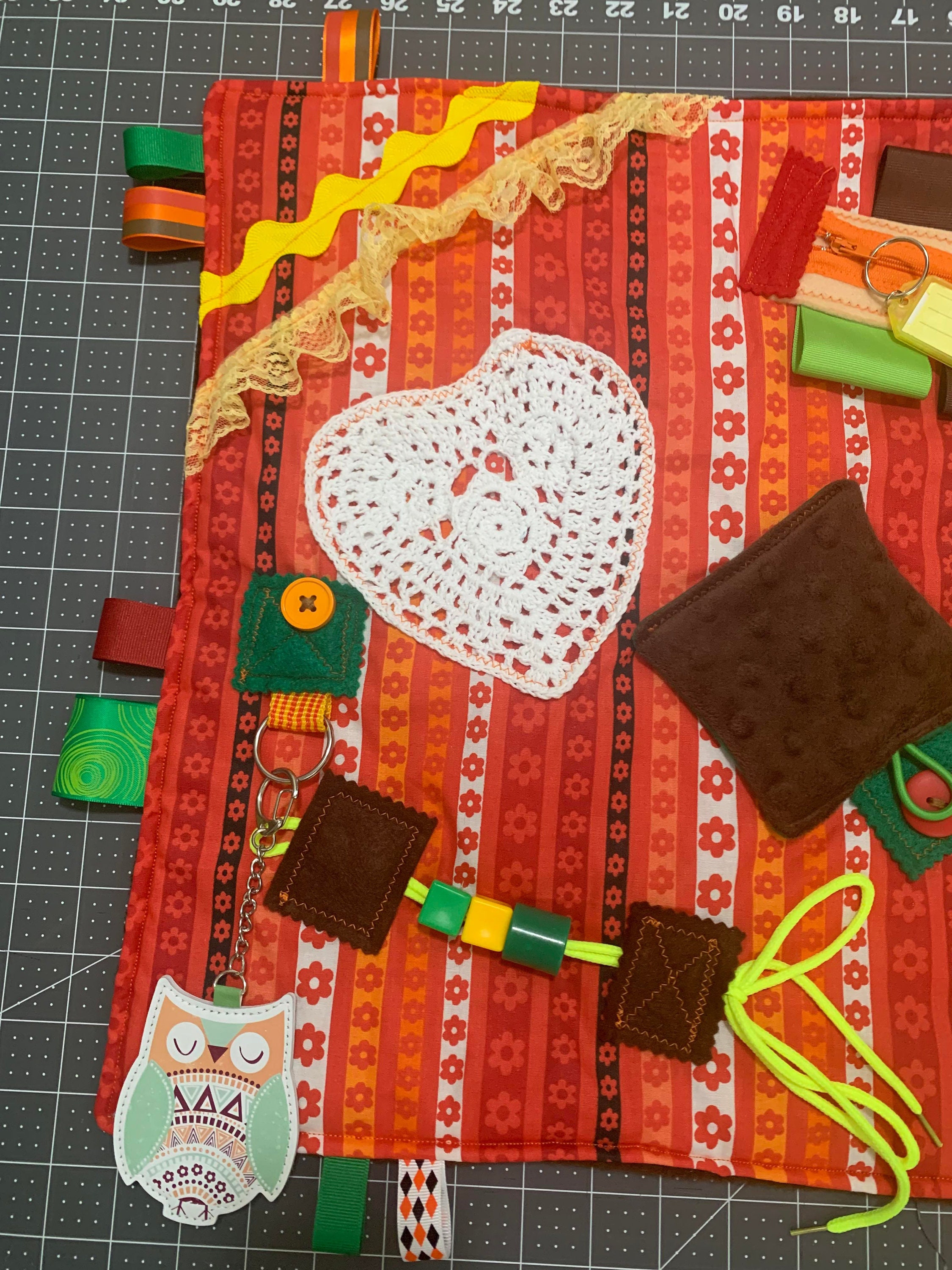 Dementia Fidget Blanket, Alzheimer' S Quilt, Dementia Christmas Gift