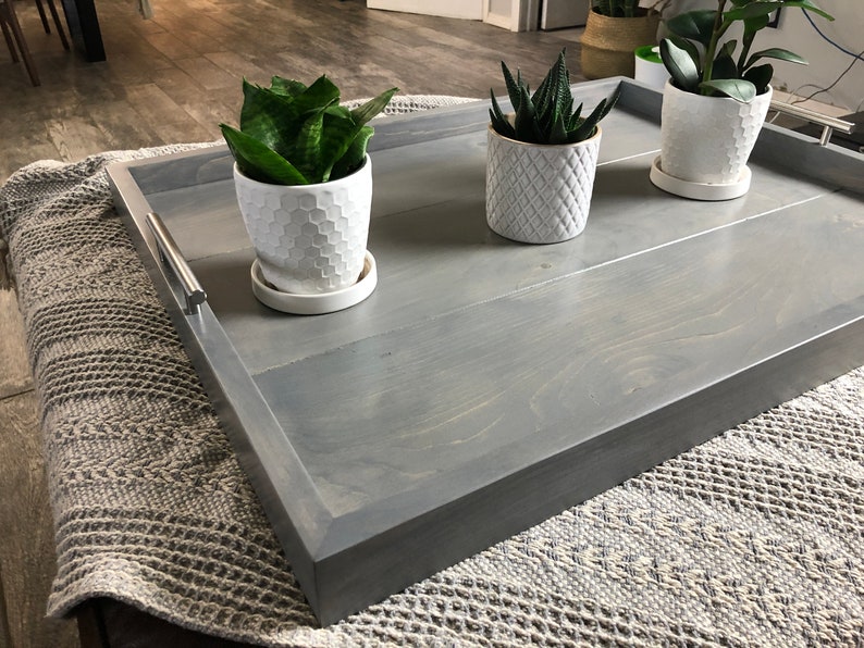 Ottoman Tray OVERSIZED Handcrafted Wooden Ottoman Trays Etsy