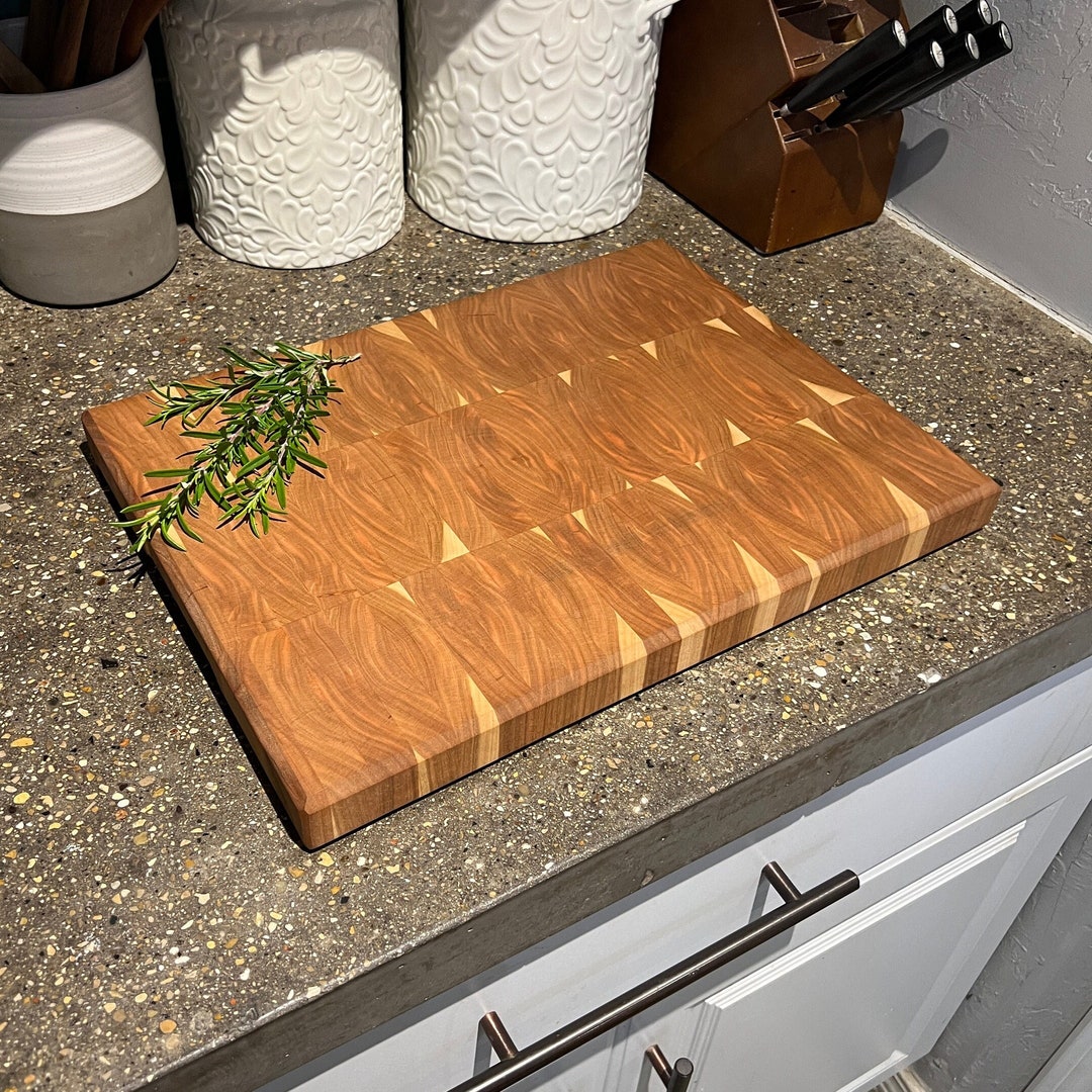 Cherry End Grain Cutting Board READY TO SHIP End Grain Butcher Block