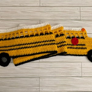 School Bus Scarf Pattern - PDF PATTERN ONLY!