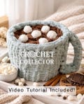 Hot Cocoa Mug Blanket Pattern (Hand-Knit & Crochet) - PDF PATTERN ONLY - Video Tutorial Included! product logo