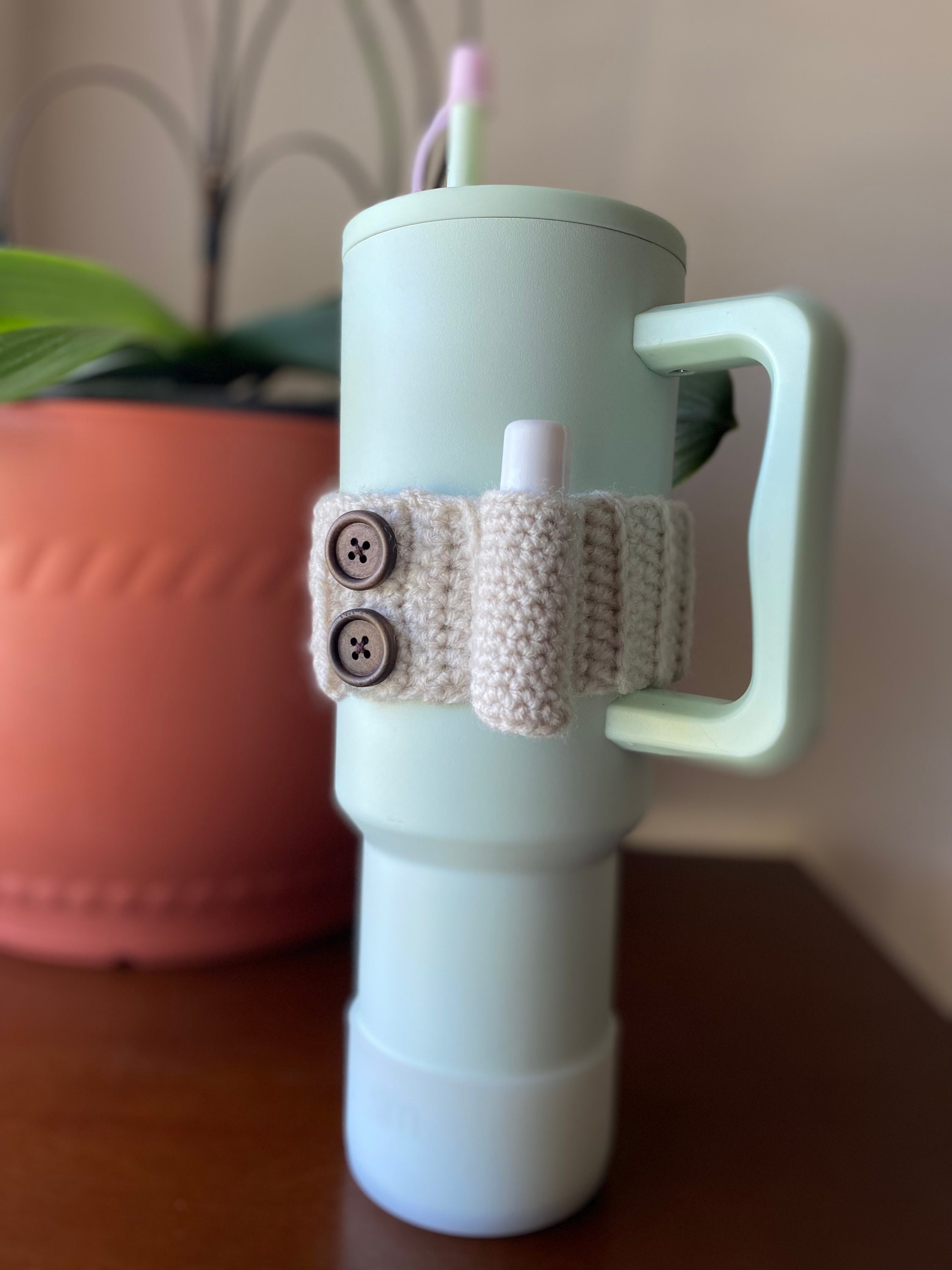 Crochet Chapstick Holder Cup Cozy for Stanley/simple Modern