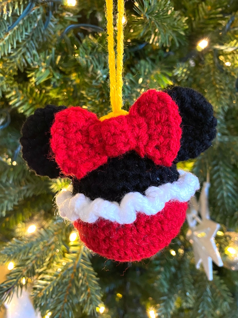 Mickey and Minnie Bauble Ornament Crochet Patterns PDF PATTERNS ONLY image 2