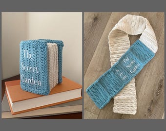 Book Scarf Pattern - Multiple Title Options Included! - PDF PATTERN ONLY