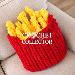 French Fry Blanket Pattern (Hand-Knit & Crochet) - PDF PATTERN ONLY - Video Tutorial Included! image 3