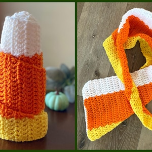 Candy Corn Scarf Pattern - PDF PATTERN ONLY
