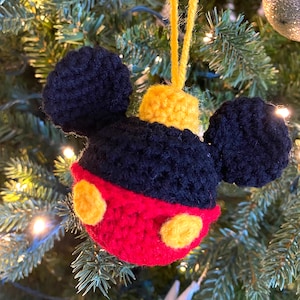 Mickey and Minnie Bauble Ornament Crochet Patterns PDF PATTERNS ONLY image 3