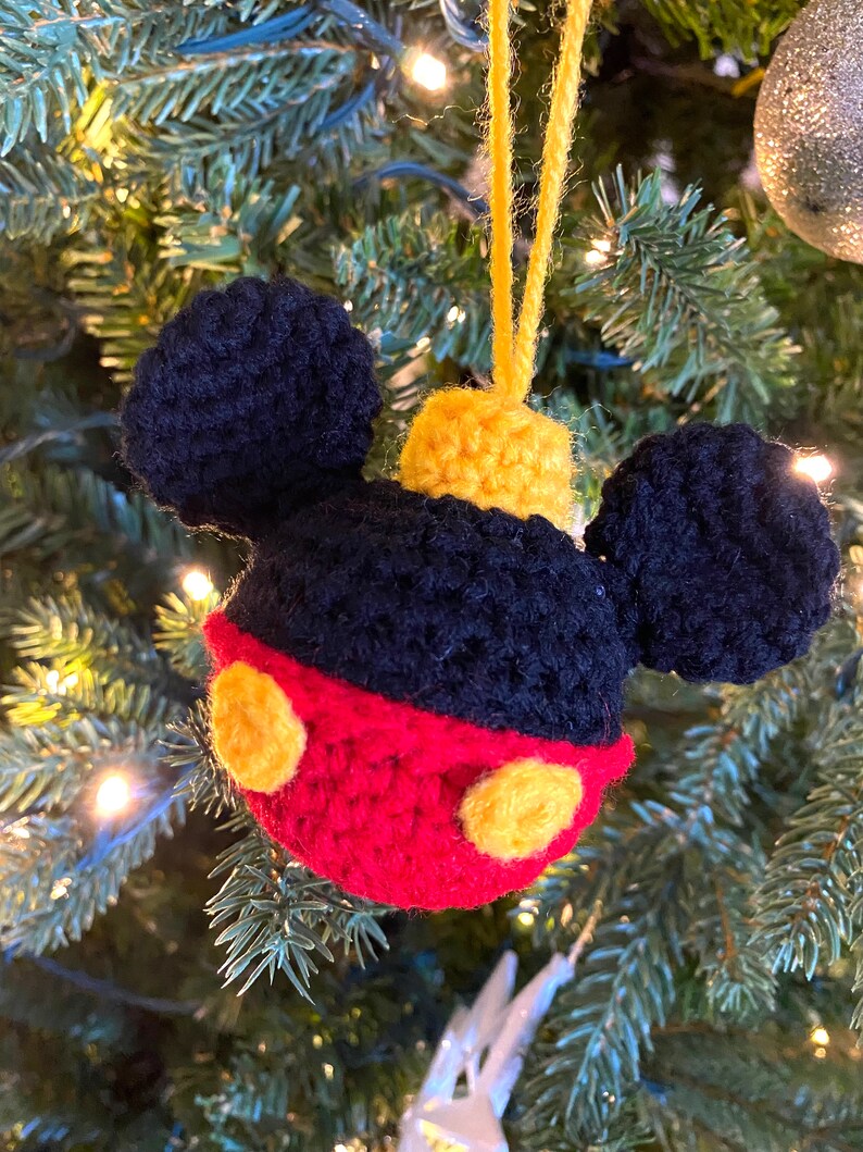 Mickey and Minnie Bauble Ornament Crochet Patterns PDF PATTERNS ONLY image 3