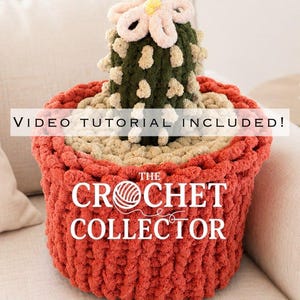 Cactus Blanket/Pillow Pattern (Hand-Knit) - PDF PATTERN ONLY - Video Tutorial Included!