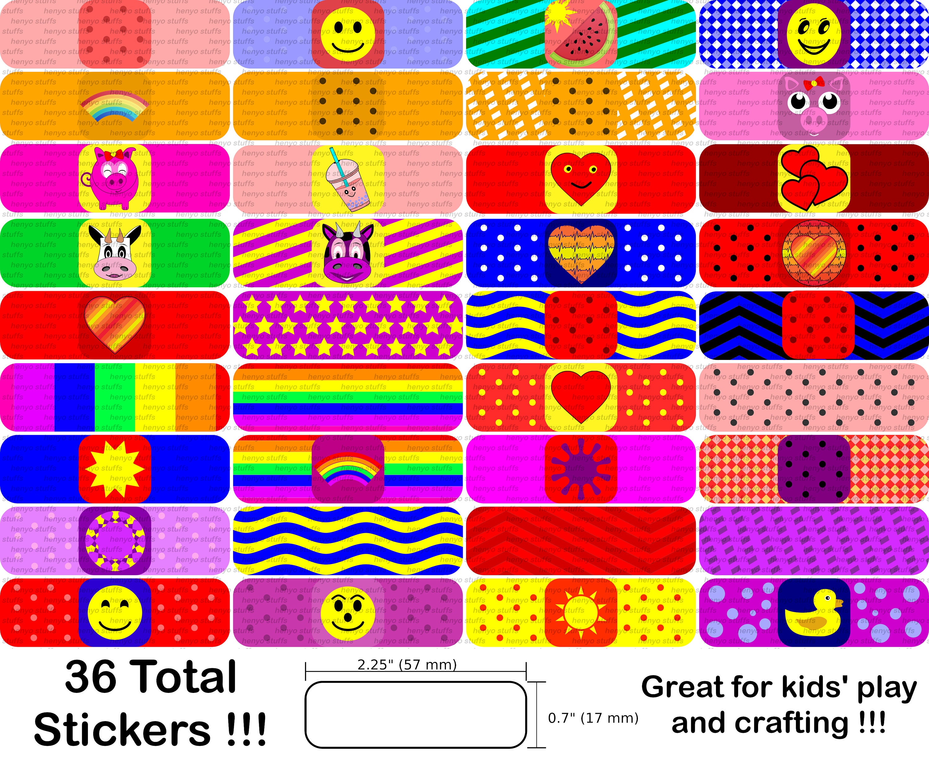 Bandaid Stickers Adhesive Bandage Stickers Kids Play and Etsy