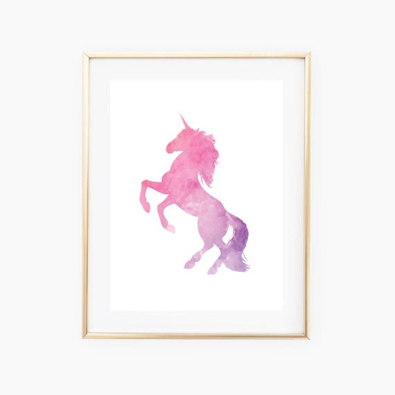Unicorn Printable Unicorn Wall Art Unicorn Print Unicorn | Etsy