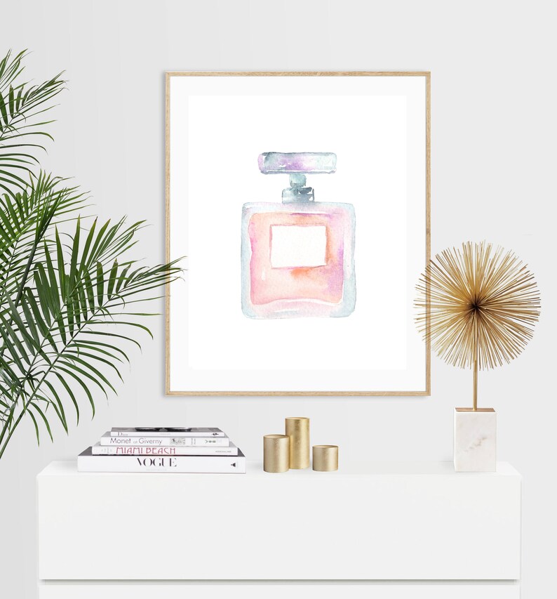 Perfume Wall Art, Fashion Art, Perfume Printable, Printable Wall Art ...