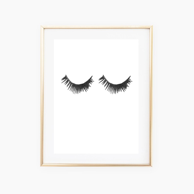 Lashes Wall Art, Lashes Art, Lashes Printable, Lashes Wall Art, Fashion
