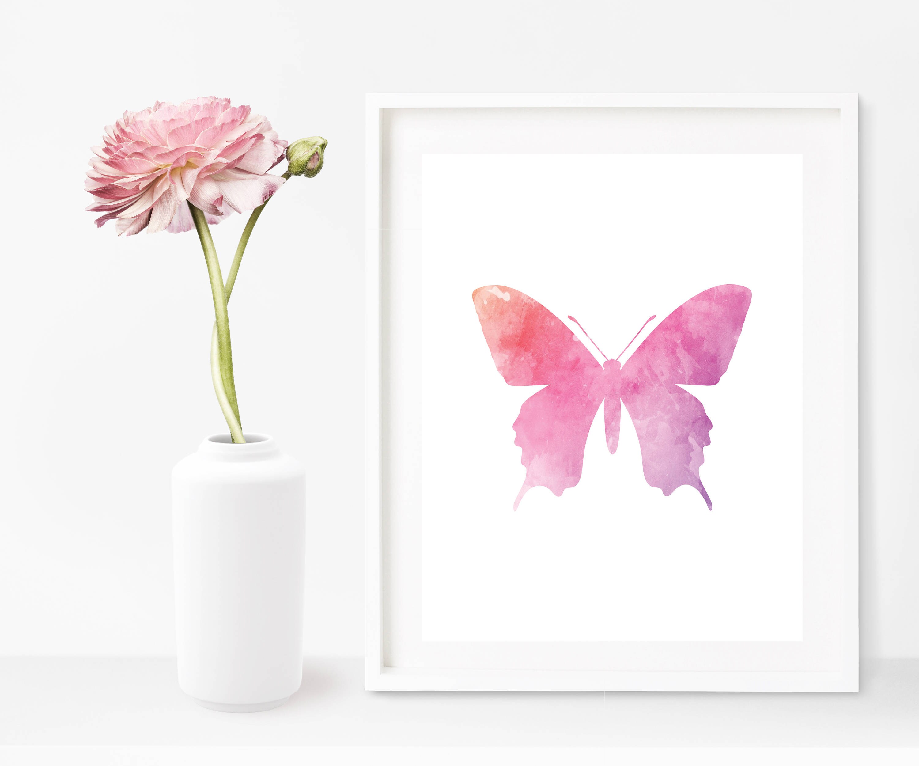 Butterfly Wall Art, Butterfly Printable, Butterfly Birthday Decor ...