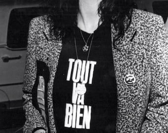 Tout Va Bien T-Shirt As Worn By Patti Smith, Classic Rock, French Film, All Is Well, Rock and Roll, Because The Night, The Boss, Music, Film