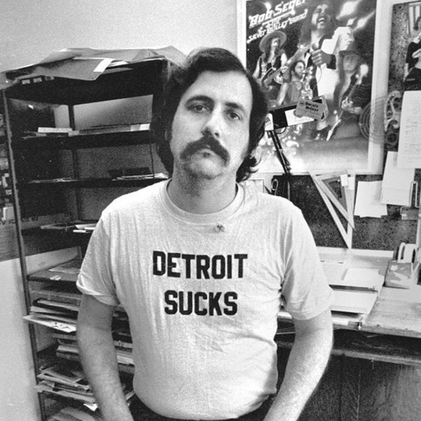 Detroit Sucks! Made to order T shirt. Lester Bangs, Almost Famous, Movie, Rock & Roll critic, Seger, Motor city, hollywood, movie, 70's