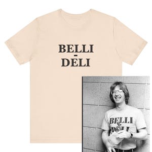 Belli Deli T-Shirt worn by Phil Lesh, Dead, Classic Rock, Garcia, Bass, Jam Band, Ripple, Truckin, Touch Of Grey, 70s Inspired Design