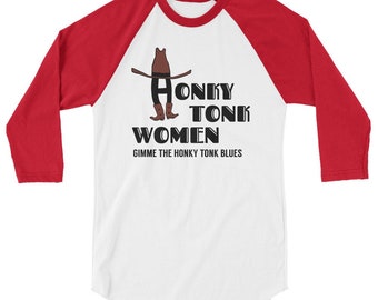 Maglietta classica country da donna Honky Tonk, Honky Tonk femminile, unisex, disegnata a mano, anni '70, regalo per lei, maglietta originale, design retrò, maglietta da ballo