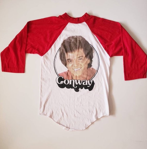 Conway Twitty Vintage Medium Raglan Red 