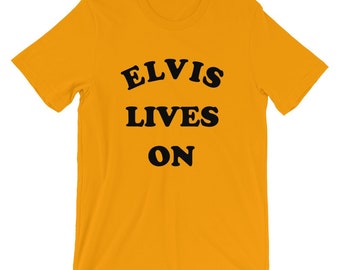 Elvis lives on T-shirt! Elvis Presley, Graceland, King Of Rock & Roll, Memphis Tennessee, Suspicious Minds, burning love, the king, Memphis