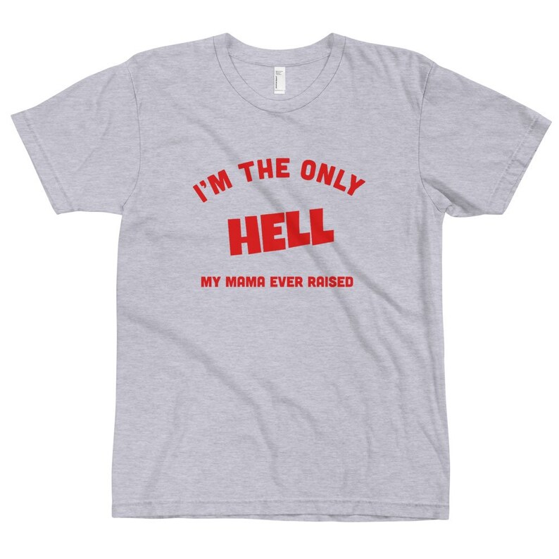 the only hell my momma ever raised shirt