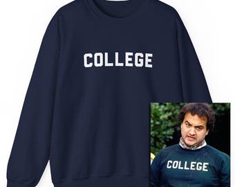 College Sweatshirt and T-Shirt, John Belushi, 70s, SNL, Bill Murray, Chris Farley, Funny, Sketch Comedy, Improv, SNL 50, Dad, SNL