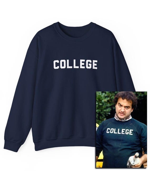 College Sweatshirt and T-Shirt, John Belushi, 70s, SNL, Bill Murray, Chris Farley, Funny, Sketch Comedy, Improv, SNL 50, Dad, SNL