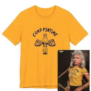 Camp Funtime T-Shirt, Classic Rock Camp, 70s Gear, Female Rock and Roll Gift, Heart Of Glass, Funny Musician Gift, Gift For Her, Mom, NYC