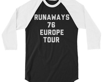 Runaways 76 Europe Tour Classic Rock 70s Joan Jett Rock - Etsy
