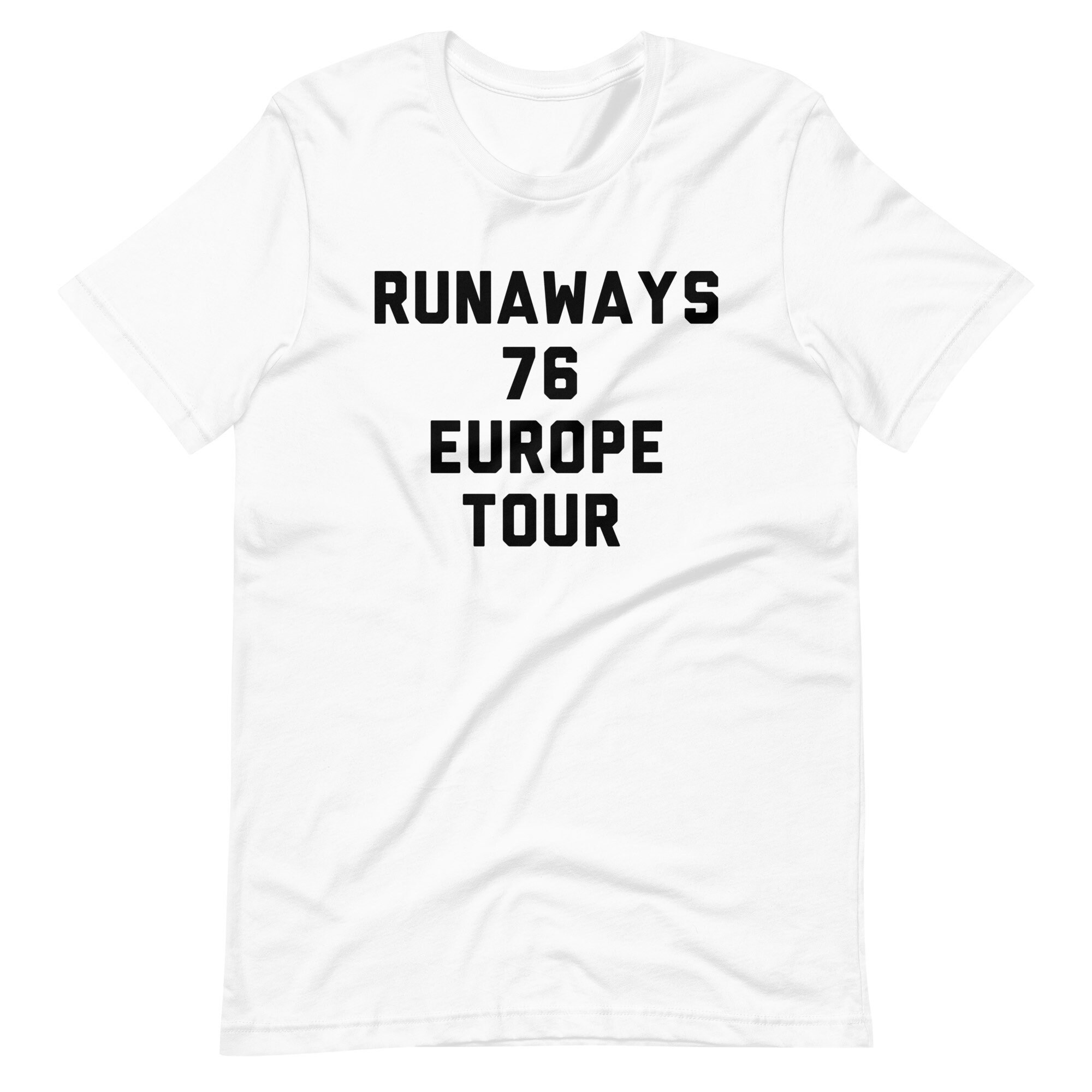 Runaways 76 Europe Tour Classic Rock 70s Joan Jett Rock - Etsy