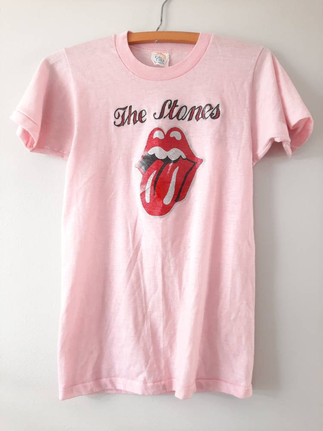 The Rolling Stones True Vintage Iron on Decal T-shirt From