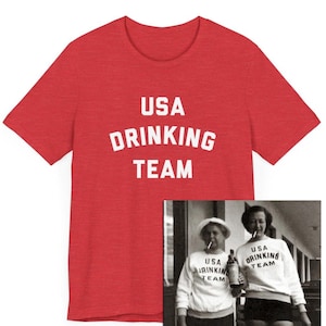 Usa Drinking Team Shirt Beer Party T-Shirt Usa Drinking Team Shirt Beer Party T-Shirt