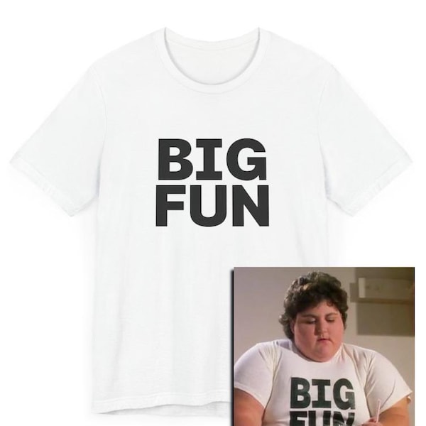 Big Fun T-Shirt wie aus dem Film Heathers, 80er Jahre Filme, 80er Jahre inspiriertes Shirt, Party T-Shirt, Spaß, Band T-Shirt, Filmkultur, lustige Party
