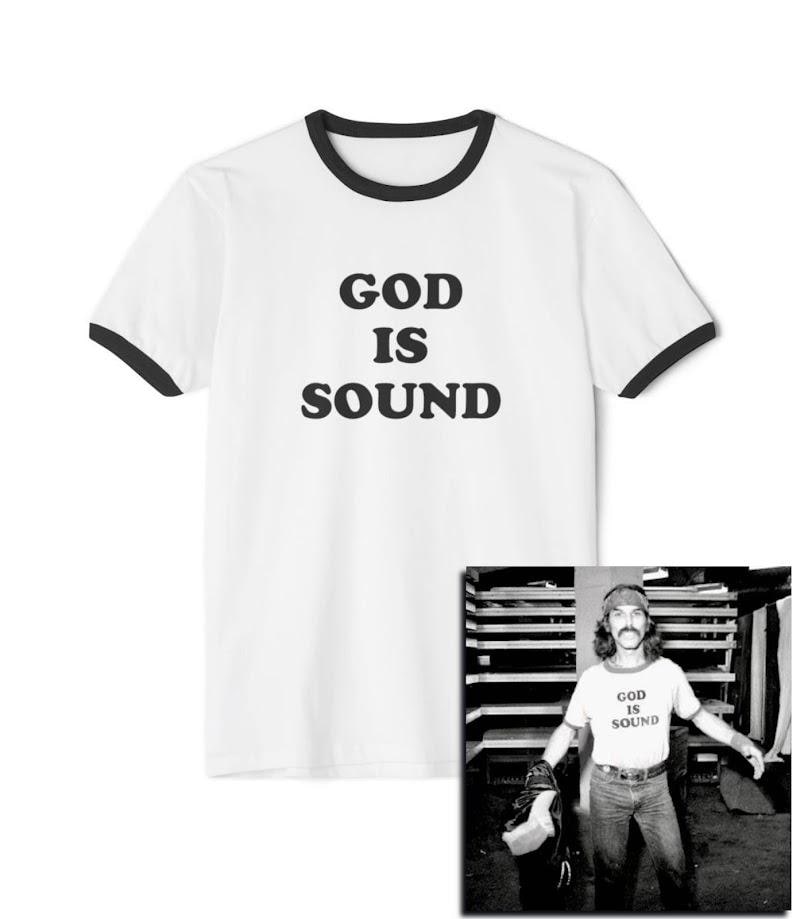 God is Sound T-shirt, Classic Rock, Pigpen, Jerry, Bob, 70s Rock